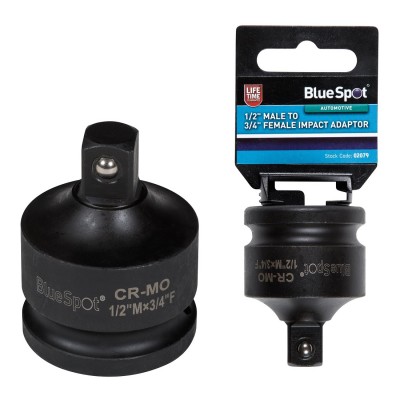 Blue Spot Tools 02079 3/4 inch to 1/2 inch Socket and Breaker Bar Impact Adaptor