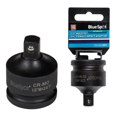 Blue Spot Tools 02079 3/4 inch to 1/2 inch Socket and Breaker Bar Impact Adaptor