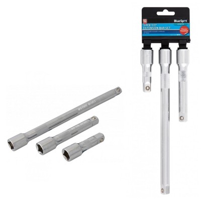 Blue Spot Tools 1/2 inch Socket Extension Bar 3 Piece Set 02070 1/2"