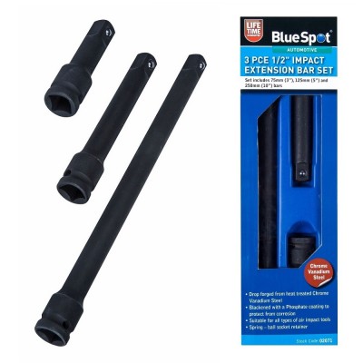 Blue Spot Tools 1/2 inch Impact Socket Ratchet Extension Bar 02071 1/2"
