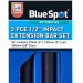 Blue Spot Tools 1/2 inch Impact Socket Ratchet Extension Bar 3pc Set 02071 1/2"