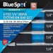 Blue Spot Tools 1/4 inch Ratchet Socket Extension Bar Set EVA FOAM Toolbox Tray 02082