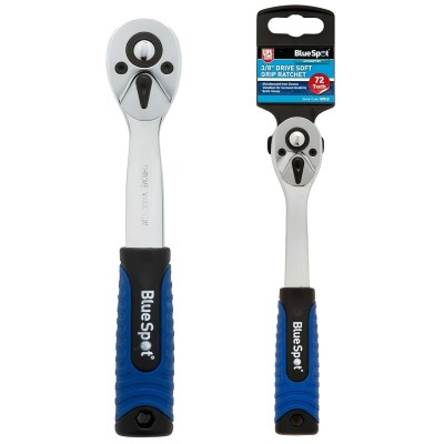 Blue Spot Tools 3/8 inch Soft Grip Socket Ratchet 02012 3/8"