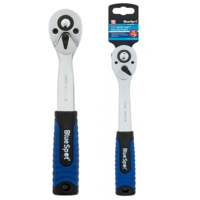 Blue Spot Tools 1/2 inch Soft Grip Socket Ratchet 02014 1/2"