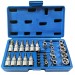 Blue Spot Tools 34pc Torx Socket and Bit Set T10-T60 E4-E20 01544A