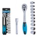 Blue Spot Tools 1/2 inch Socket Set and Ratchet on Rail 01500 1/2"