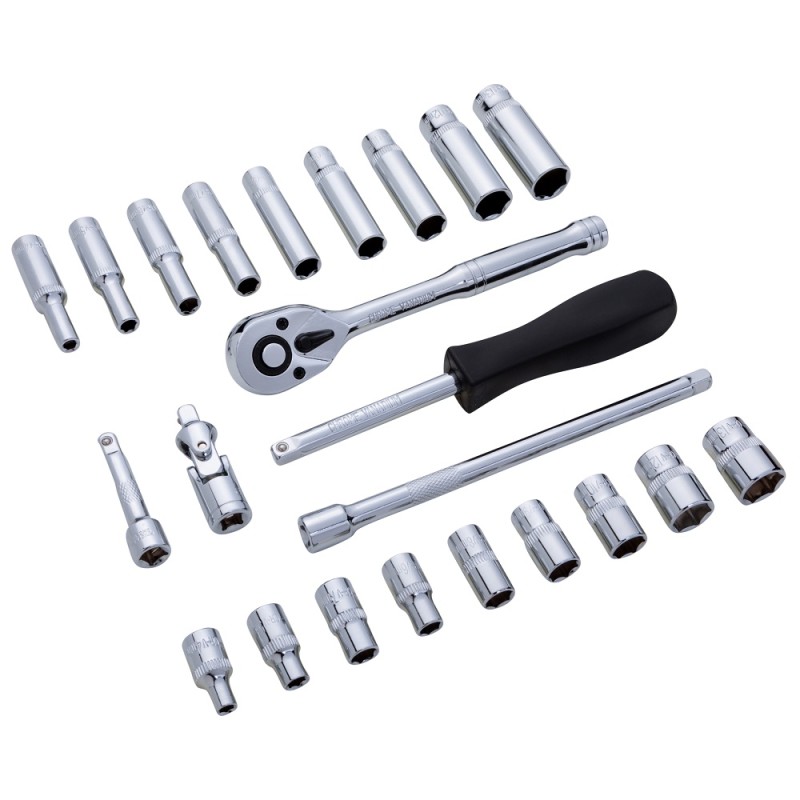 Blue Spot Tools 24 Piece 1/4 inch metric socket set 01531 Bluespot