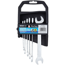 Blue Spot Tools 6 Piece Metric Double Open Ended Spanner Set (6-17mm) 04106