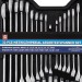 Blue Spot Tools Metric Imperial Mixed Combination Spanner 32pc Set 04112 Bluespot
