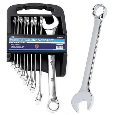 Blue Spot Tools Combination Spanner 9 Piece Mechanics Set 04119