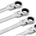 Blue Spot Tools 12pc Flexible Hinged Metric Ratchet Combination Spanner Set 04309