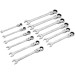 Blue Spot Tools 12pc Flexible Hinged Metric Ratchet Combination Spanner Set 04309