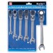Blue Spot Tools Flexible Head Hinged Ratchet Spanners 6 Piece Set 04312