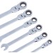 Blue Spot Tools Flexible Head Hinged Ratchet Spanners 6pc Set 04312