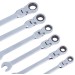 Blue Spot Tools Flexible Head Hinged Ratchet Spanners 6 Piece Set 04312