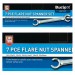 Blue Spot Tools Flare Nut Compression and Hydraulic Line Spanner Set 04313