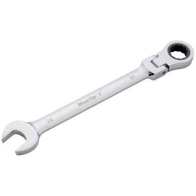 Blue Spot Tools Ratchet Spanner Flexible Hinged Head 22mm 05119 Bluespot