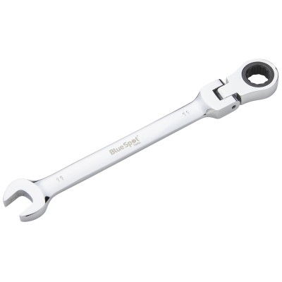 Blue Spot Tools Ratchet Spanner Flexible Hinged Head 11mm 05123 Bluespot