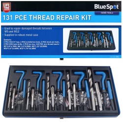 Blue Spot Tools Thread Repair M5 M6 M8 M10 M12 Kit 22310 Bluespot