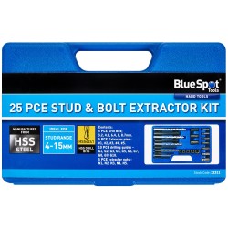 Blue Spot Tools Stud and Bolt Extractor 25pc Set 22311 Bluespot 