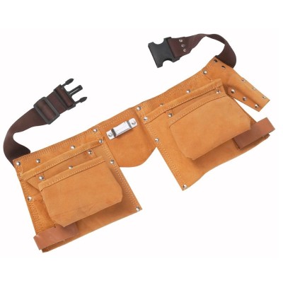 Blue Spot Tools Leather Double Tool Belt inc Hammer Loop 16332