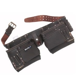 Blue Spot Pro Quality Oil Tanned Leather Double Tool Belt 16335