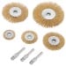 Blue Spot Tools Brassed Steel Wire Wheel 5pc Set 19212 Bluespot