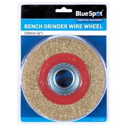 Blue Spot Tools 150mm Bench Grinder Wire Wheel 19214 Bluespot