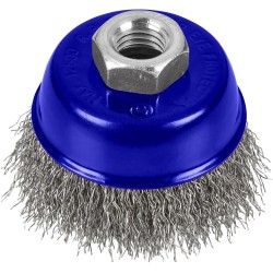 Blue Spot Tools 65mm Crimped Wire Cup Brush 19219 Bluespot