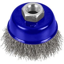 Blue Spot Tools 65mm Crimped Wire Cup Brush 19219 Bluespot