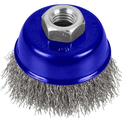 Blue Spot Tools 65mm Crimped Wire Cup Brush 19219 Bluespot