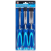 Blue Spot Tools 3 Piece Wood Chisel Set With Metal Striking Caps 28006