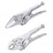 Blue Spot Tools Long Nose and Curved Locking Pliers Twin Pack 06525
