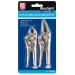 Blue Spot Tools Long Nose and Curved Small Locking Pliers Twin Pack 06525