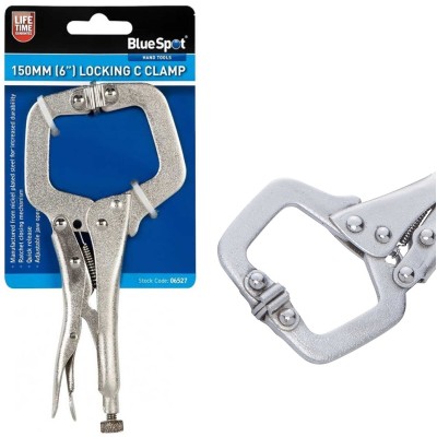 Blue Spot Tools C Clamp Locking Pliers 150mm 6 inch 06527
