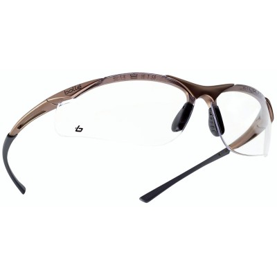 Bolle Wrap Around Contour Safety Glasses Clear - Contpsi BOLCONTPSI