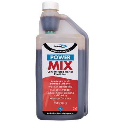 Bond It Power Mix 1 litre Concentrated Mortar Plasticiser POWM1