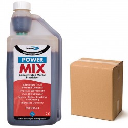 Bond It Power Mix Concentrated Mortar Plasticiser 1 Litre  Box of 10