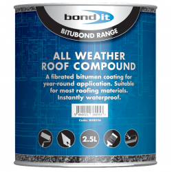 Bond-it All Weather Roof Coating Compound 2.5 Litre Black BDB026