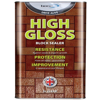 Bond It High Gloss Block Paving Sealer 5 Litre BDHGBS5