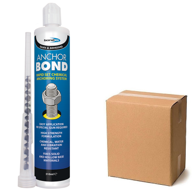 Bond It Chemical Anchor Bond Styrene 2 Part Adhesive Resin 310ml Box of 10