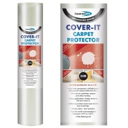 Bond It Cover it Carpet Floor Protector 25m Defender BDCICP25