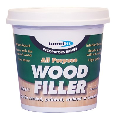 Bond It All Purpose Wood Colour Filler 250ml White Teak Pine Dark Light Oak