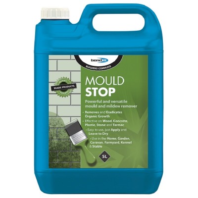 Bond It Mould Stop Moss Mildew Remover 5 Litre Fungicidal Wash BDH070