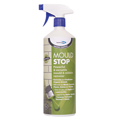 Bond It Mould Stop Moss Mildew Remover 1 Litre Fungicidal Wash Spray BDH071