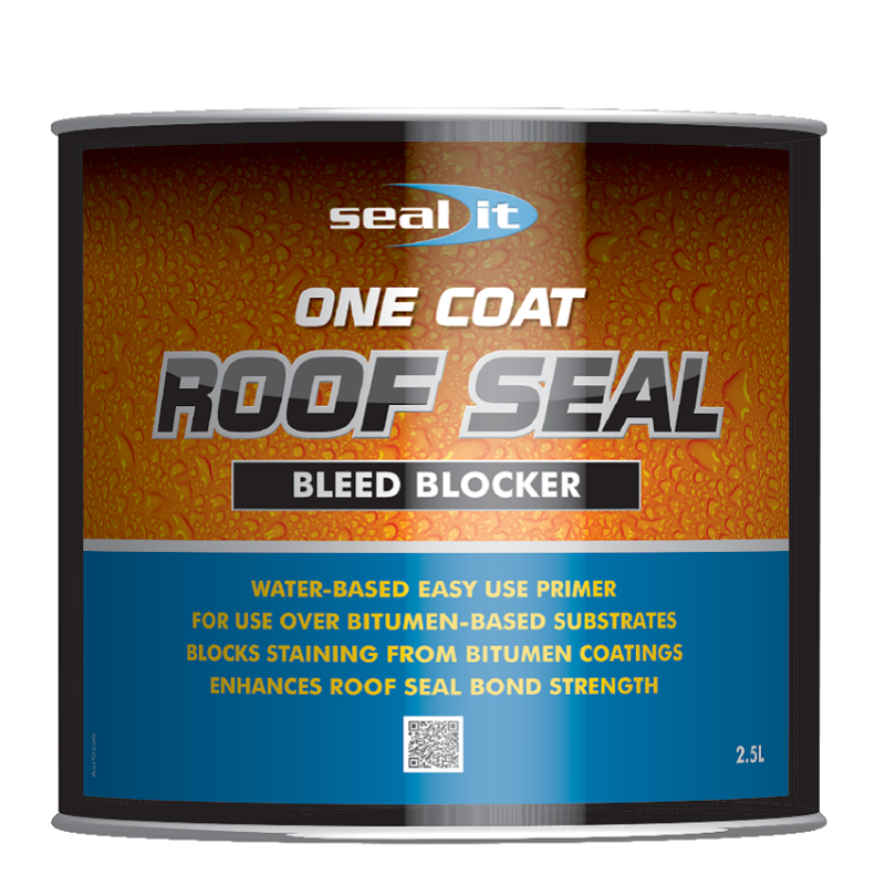 Seal It Roof Seal Liquid Roof Coating Bitumen Bleed Blocker Primer 2.5L