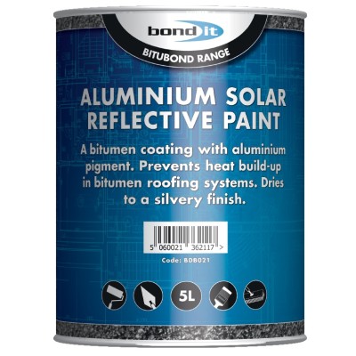 Bond It Solar 5 Litre Reflective Aluminium Roof Paint BDB021