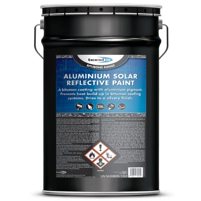 Bond It Solar 25 Litre Reflective Aluminium Roof Paint BDB022