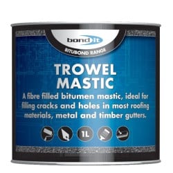 Bond it Bitubond Trowel Fibre Repair Mastic 1 Litre BDB011