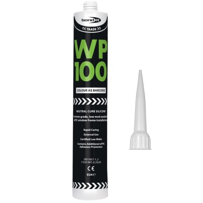 Bond It WP100 380ml Oxime Neutral Coloured Silicone Sealant Large